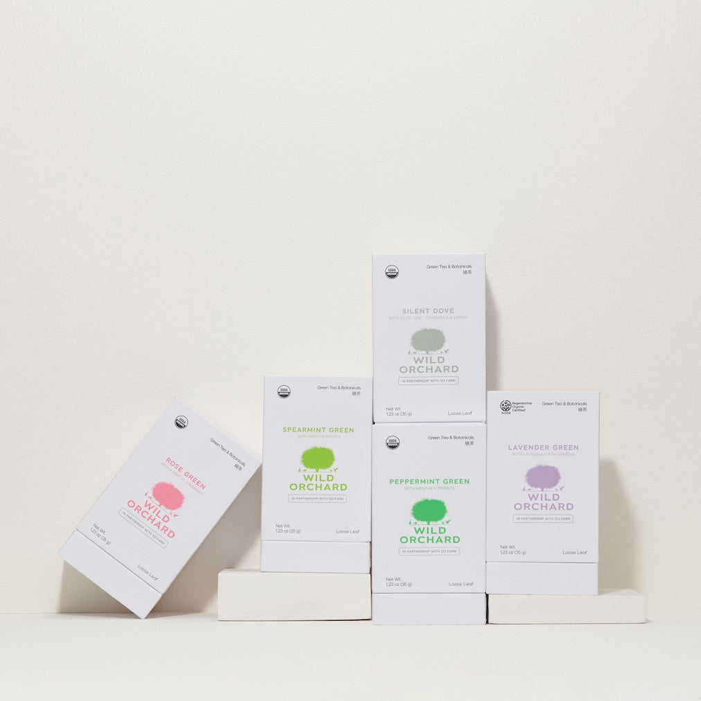 Lavender Green - Organic Loose Leaf Green Tea