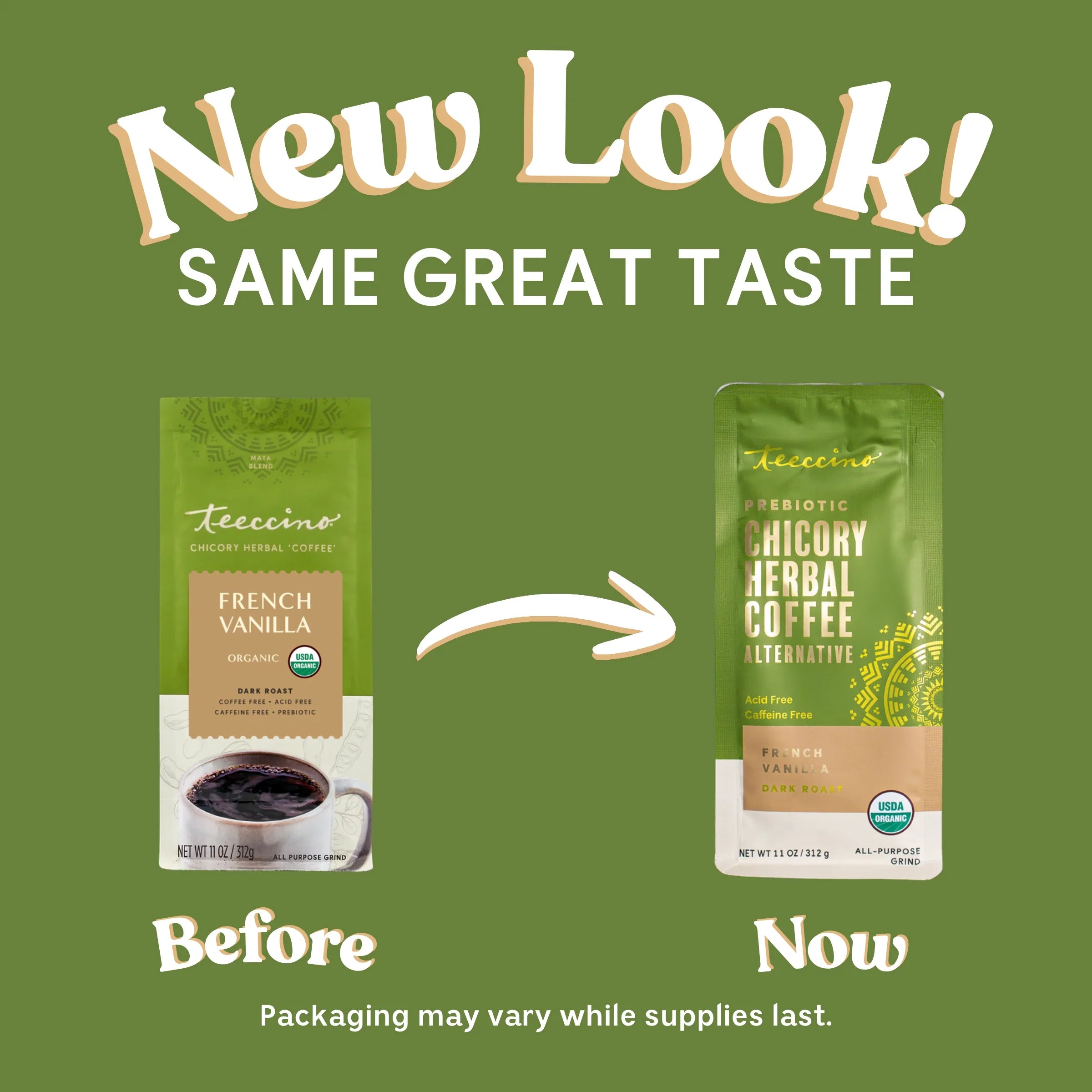 French Vanilla Chicory Herbal Coffee